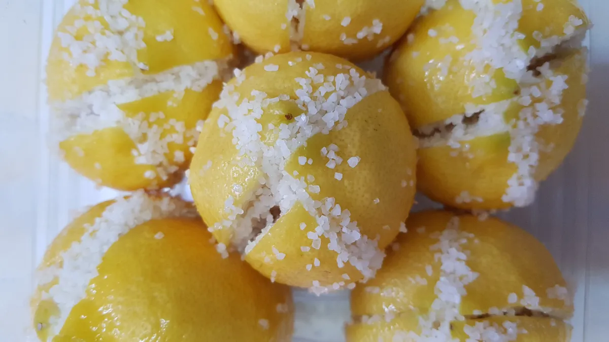 A beautiful glass jar filled with homemade preserves