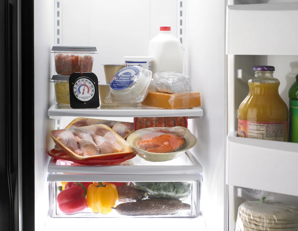 Proper food storage to maintain freshness after opening