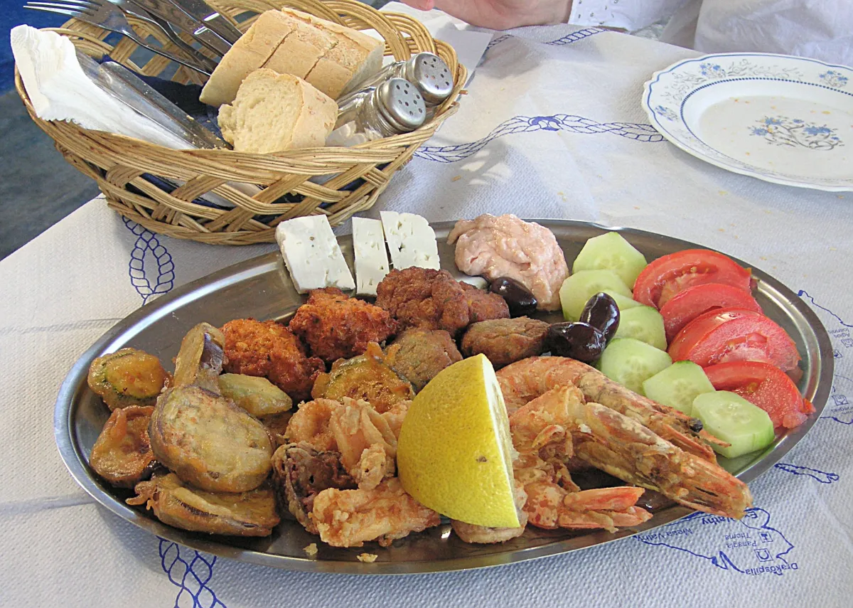 An elegant appetizer platter perfect for seafood lovers